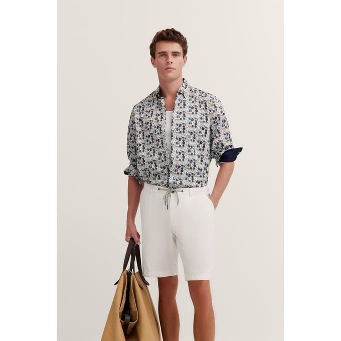Bugatti Herren Shirt met button-down kraag