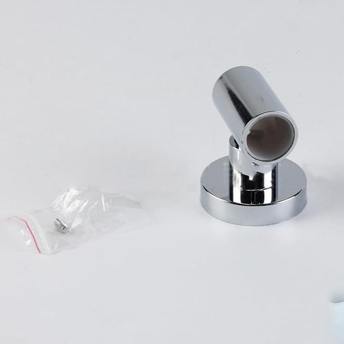 Douche Staaf Beugel - Muur Houder - Douche Installatie - Temperatuurbestendig - 25mm Stangen - Zilver