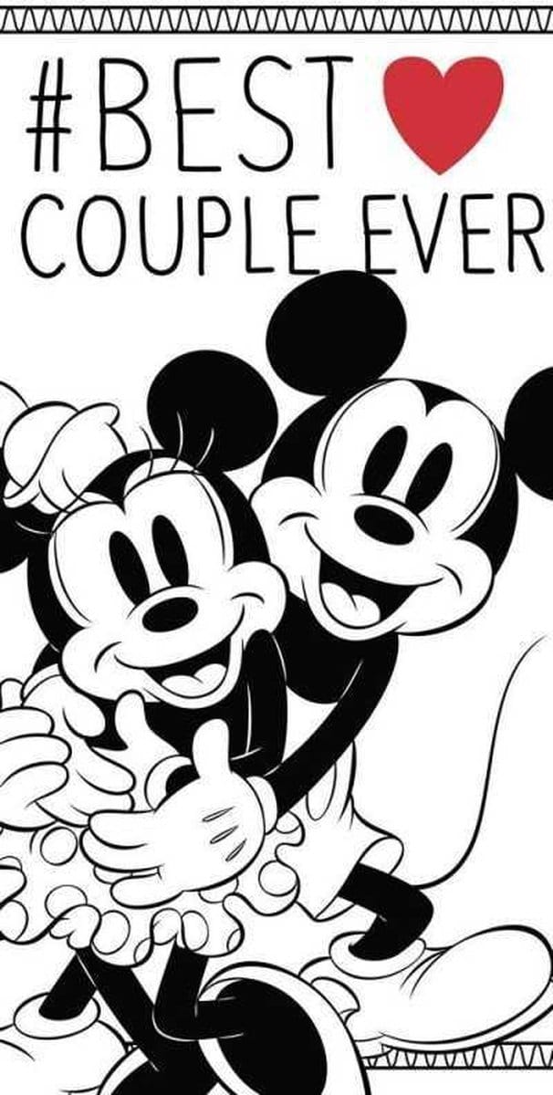 Disney Minnie Mouse - Strandlaken - 140 x 70 cm. - Handdoek - sneldrogend
