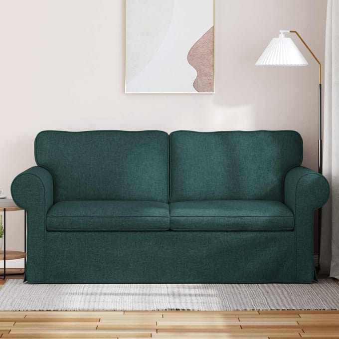 vidaXL Bank Donkergroen 175 x 82 x 80 cm Stof