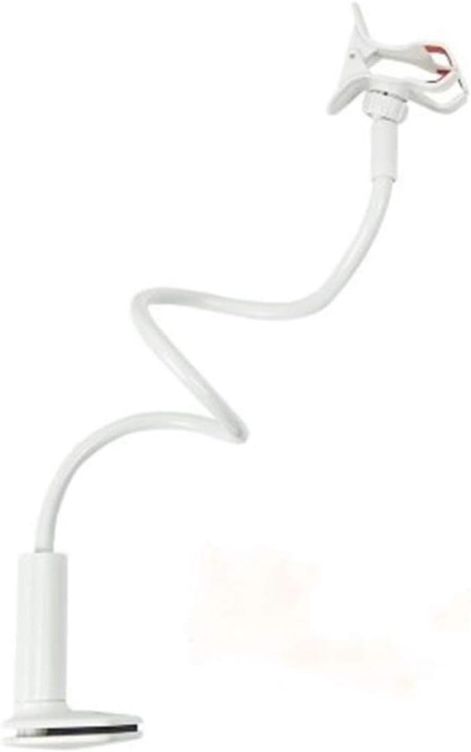 universele camerahouder voor babymonitorstandaard op de verstelbare lange armhouder voor wieg,wit