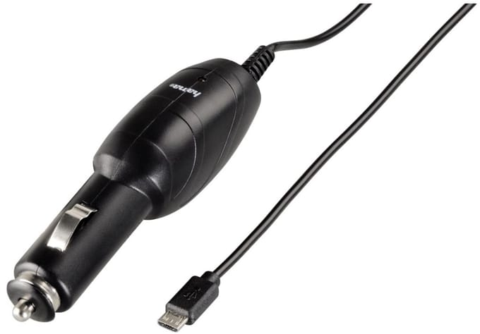 Hama Navi Micro-USB lader 12V zwart