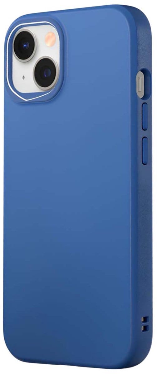 Rhinoshield, Hoesje geschikt voor iPhone 14 Plus - SolidSuit ShockSpread MagSafe Compatibel, Blauw