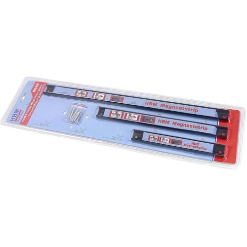 HBM 3 Delige Magneetstrippen, Gereedschapsrek Set