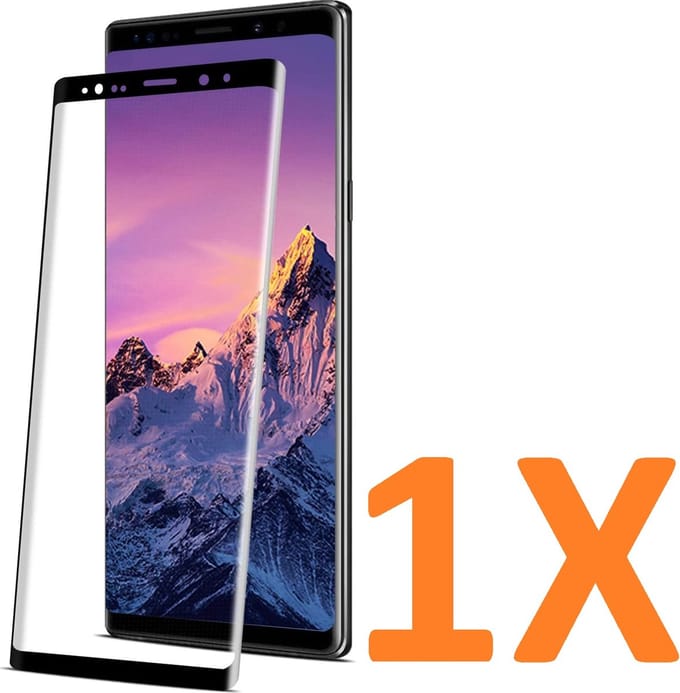 Screenprotector Glas - Volledige Dekking Scherm Tempered Glass Screen Protector - 1x Geschikt voor: Samsung Galaxy Note 9