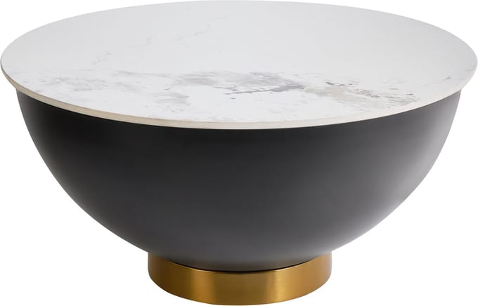 NADINE - Salontafel - Lichtbeige - Gesinterde steen