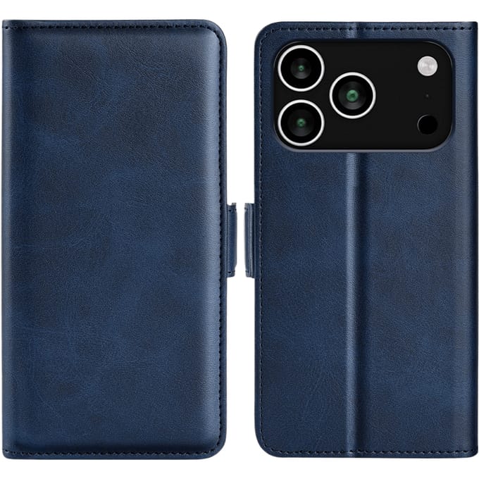 Comfycase Apple iPhone 17 Pro Bookcase Hoesje Blauw