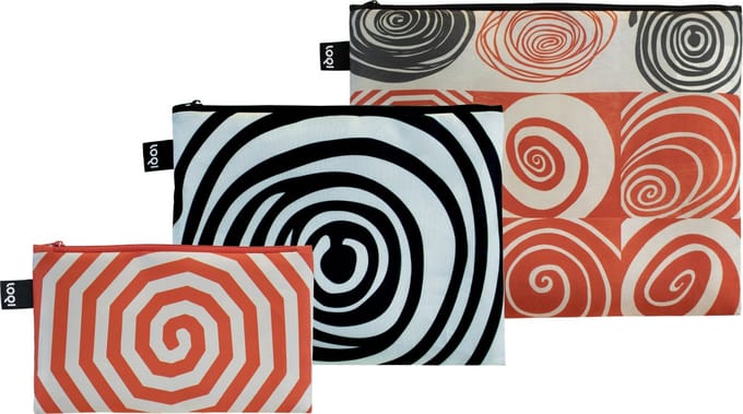 LOQI Zip Pockets - Spirals gerecycled