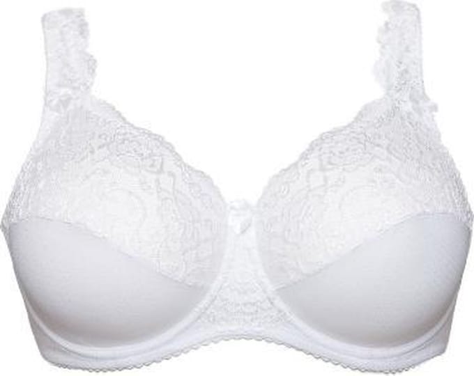 Plaisir Beate beugel bh wit 85E -grote maten met draagcomfort