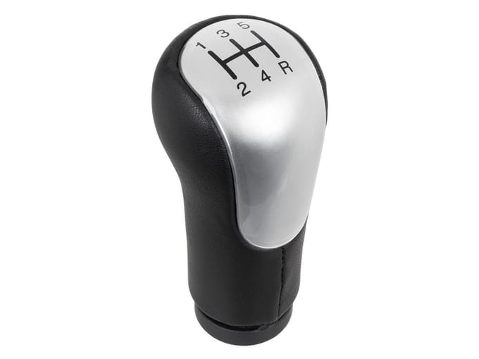 MODECAR - Versnellingspookknop - Ford Fiesta Mk6 - Zilver - 5 Versnellingen