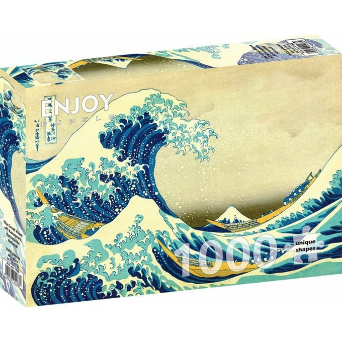 Enjoy Puzzel 1000 Stukken: De Grote Golf van Kanagawa