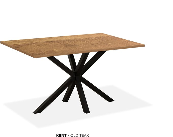 Maxfurn - Eettafel | Zeer krasvast | Kleur: Old teak| Afmeting 220x100cm