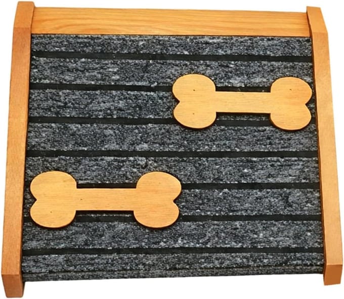 Hondenloopplank - Huisdier helling - Hoge meubels - Antislip technologie - 30x15x25 cm - Bruin