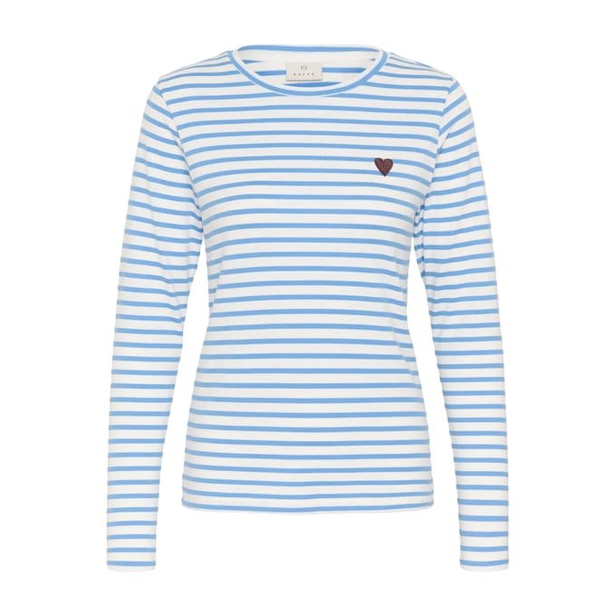 Dames-T-shirt met lange mouwen KAFFE LIDdy