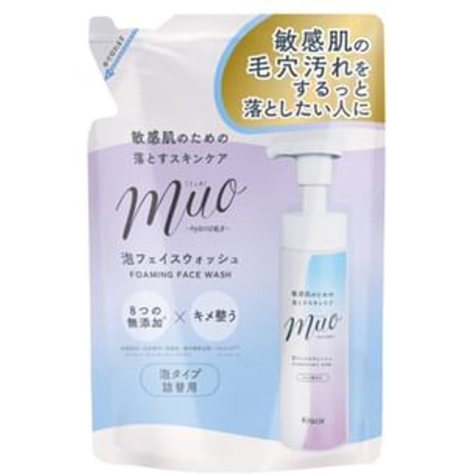 Kracie - Muo Foaming Face Wash 180ml Refill
