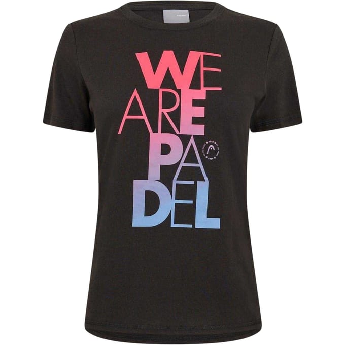Head Dames/Dames vet T-shirt (Zwart)