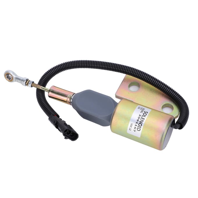Afsluitmagneetklep voor Cummins 4BT Vlamuit Parkeerolieafsluitschakelaar 3991167 12V