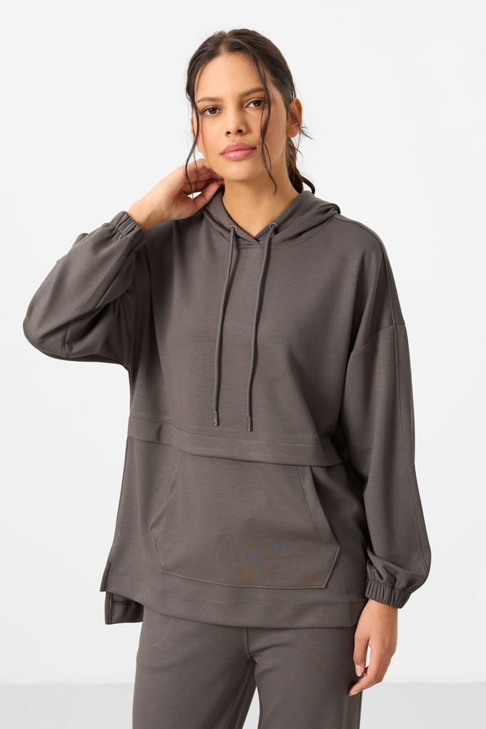 Oversized Hoody en Brede Pantalon Set