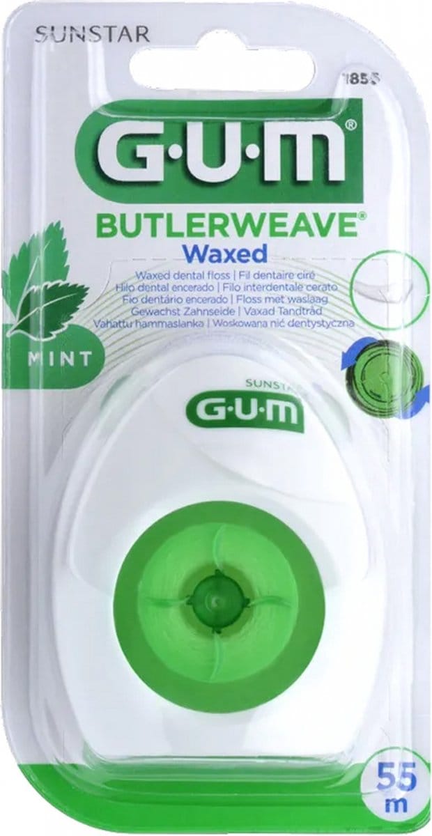 Gum Butterweave Waxed Mint - 55 m - Flosdraad