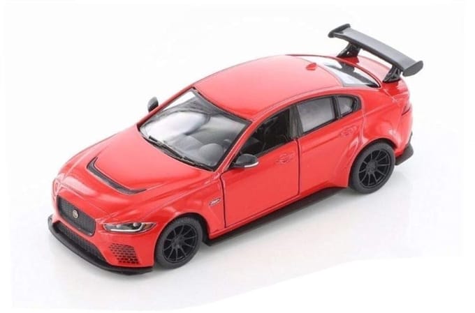 Kinsmart Auto Jaguar Xe Sv 12 Cm Rood