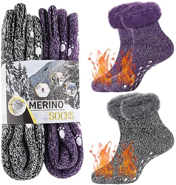 Thermal Socks for Women - Ultra Warm Thick Socks (Size 37-42)