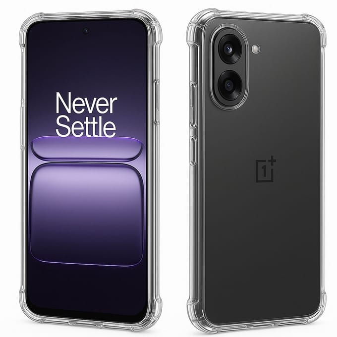 TechNow Hoesje geschikt voor OnePlus Nord CE 5 Hoesje Screenprotector - Extreme Shock Case – Case Transparant