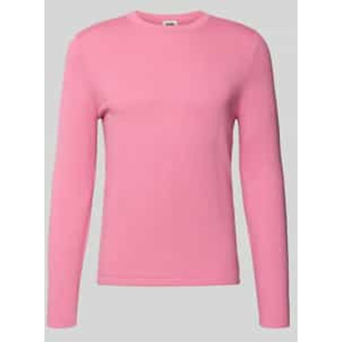 Gebreide pullover met ribboorden, model 'Irmino'