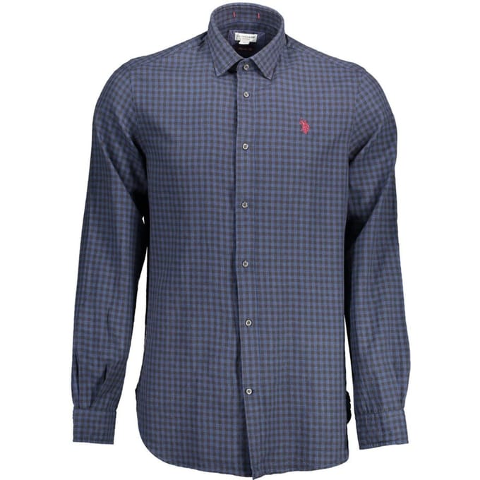 Langarm Gingham Check Shirt