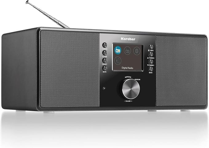 Digitale Radio DAB+/FM met Bluetooth en Dubbel Alarm