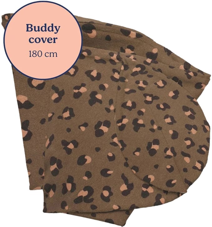 Doomoo Voedingskussenhoes - Buddy Cover - Leopard Bronze