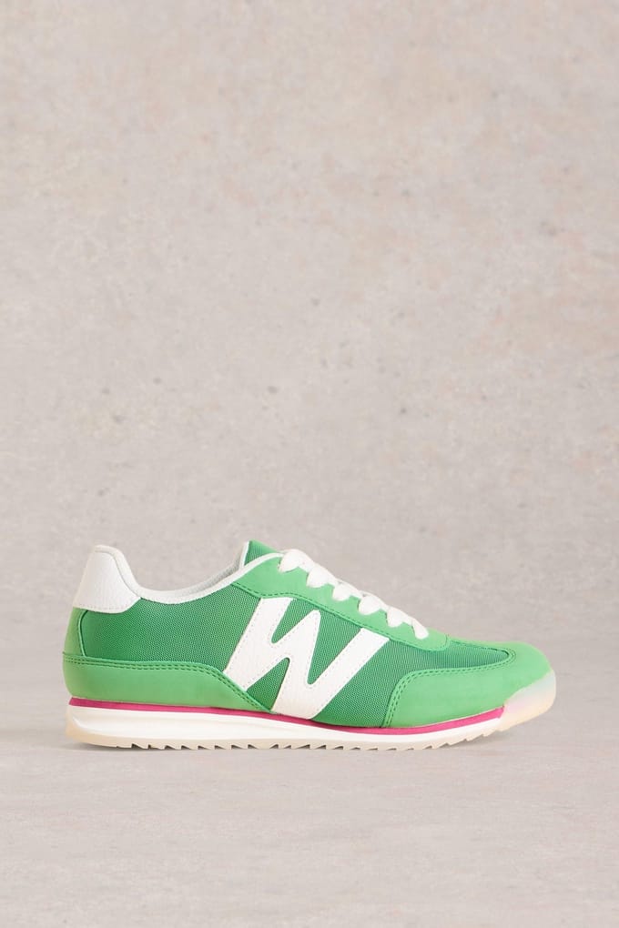 White Stuff Lucy Trainer Bright Green Taglia: 5 | Sneakers Outlet | Donna | Verde