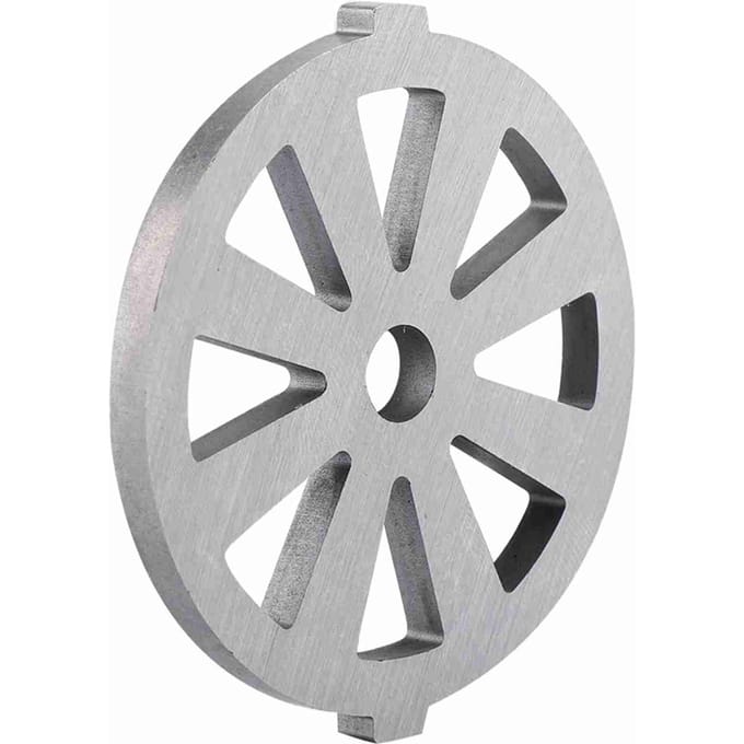 Vleesmolen Crusher Hakmolen Plaat Schijf Mes 7mm Gat white