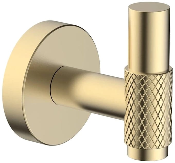 DutchLine - Grip Serie Handdoekhaak – Geborsteld messing Goud