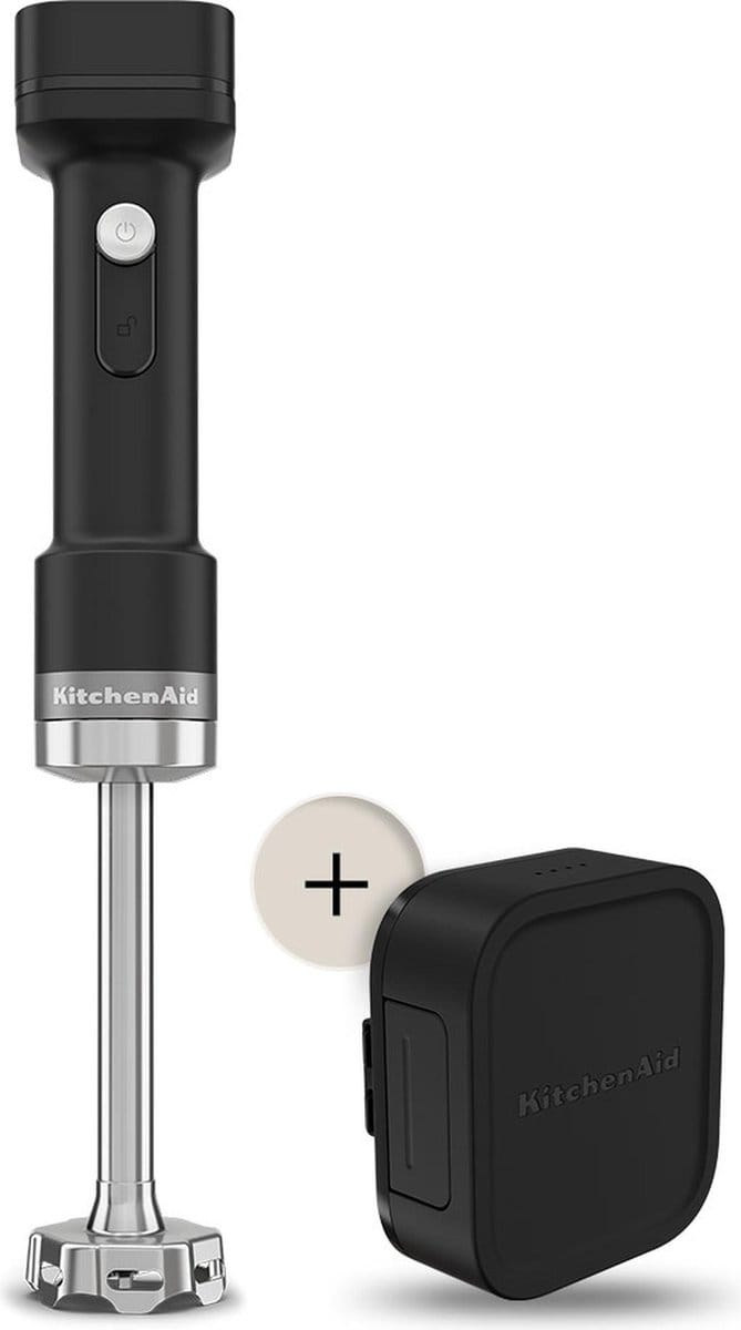 KitchenAid Go 5KHBRV71BM - Staafmixer - Mat Zwart