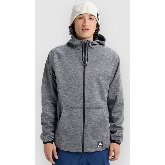 Burton Crown Wpf Zip Hoodie zwart