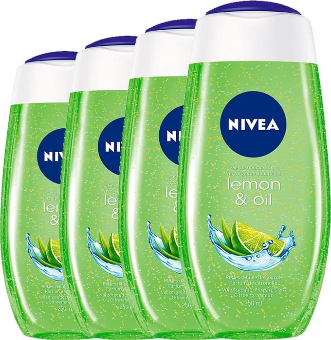 Nivea Lemon & Oil Douchegel - 4 x 250 ml