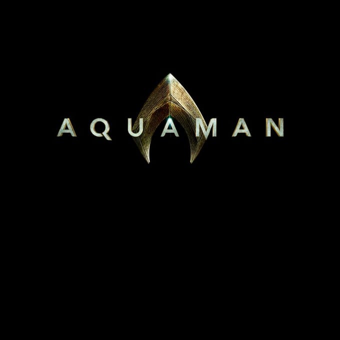 Aquaman Title t-shirt - Zwart - S