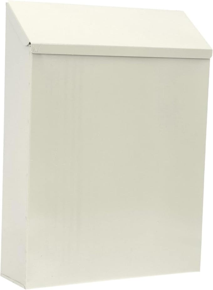 Metalen Brievenbus - Wandmontage Post - Veilige Opslag - Afsluitbaar Ontwerp - 295 x 218 cm - Beige