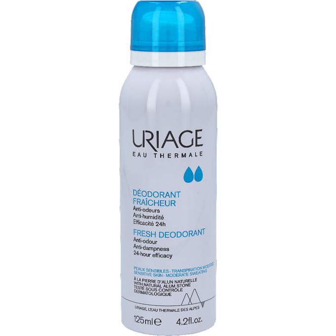 Uriage Fresh Deodorant 24h Sensitive Skin - Moderate Sweating 125