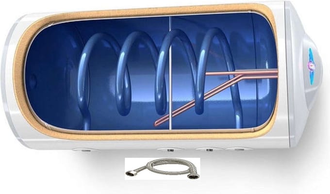 Tesy Bilight 1 warmtewisselaar horizontaal 80 Liter wand met slangenset
