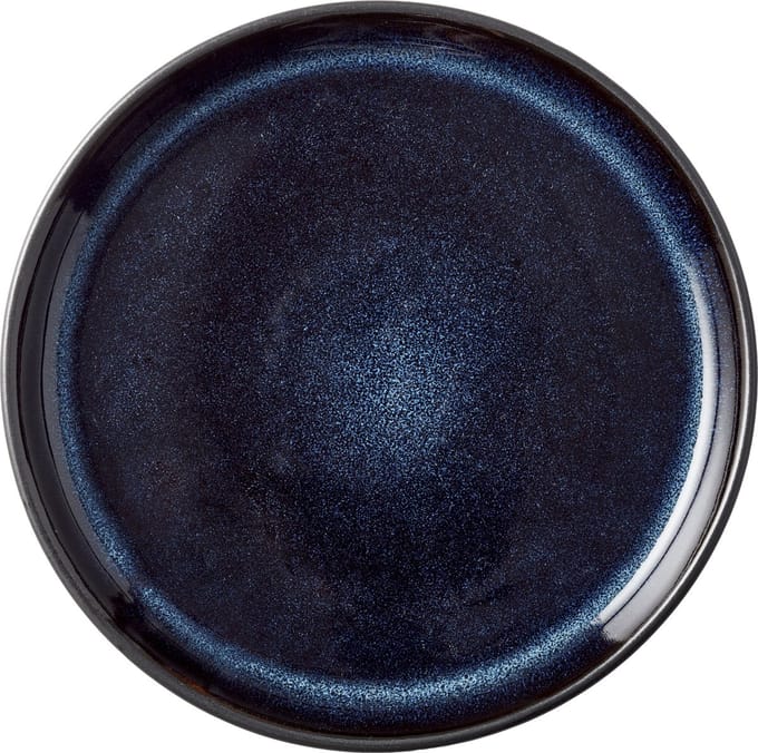 BITZ Gastro Bord Dia. 17 x 2,0 cm Zwart/Donkerblauw
