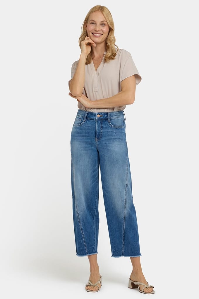 Alyssa Ontspannen Crop Jeans