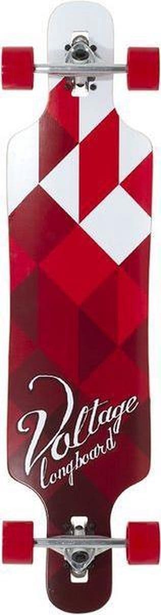 Voltage DT 39.0 Longboard Rood-Wit