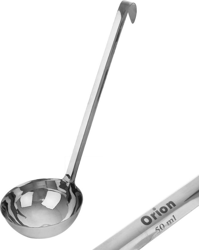 Orion Pollepel Roestvrij Staal - 26 cm - Zilver