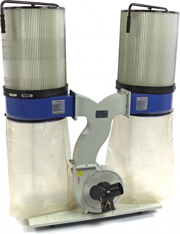 300 Profi Stofafzuiginstallatie - 230 Volt 4000 M3 per uur.