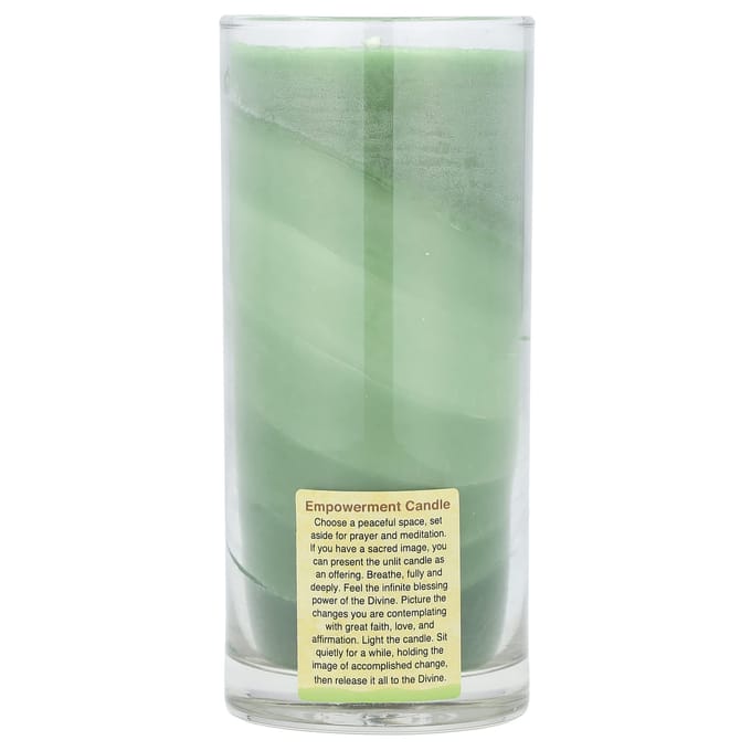 Chakra Energie Kaars, Genezing, Lavendel • Sinaasappel • Mandarijn, 11 Oz beige