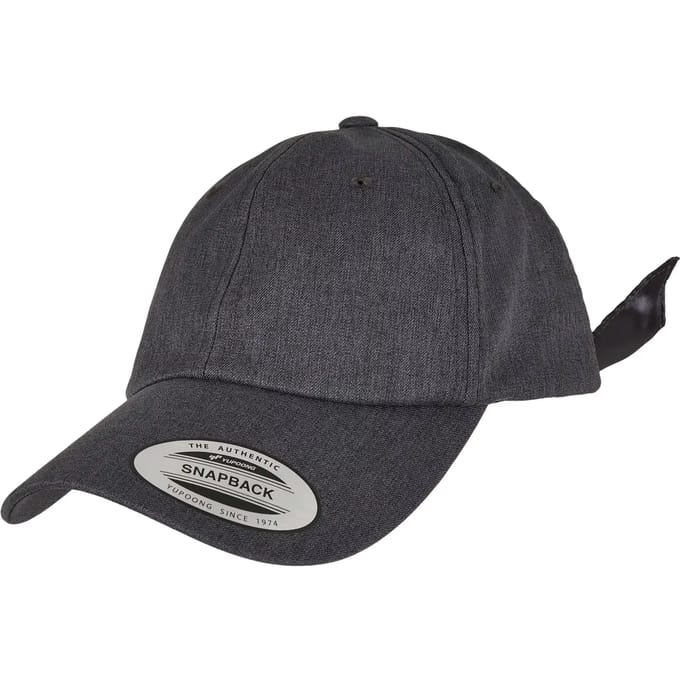 Flexfit - Satin Bow Dad Cap darkgrey one size Pet - Grijs