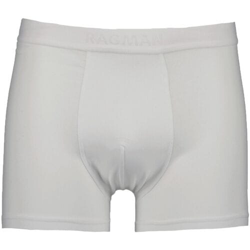 Ragman Ondermode Shorts 2Pack Fine Jersey Wit / male