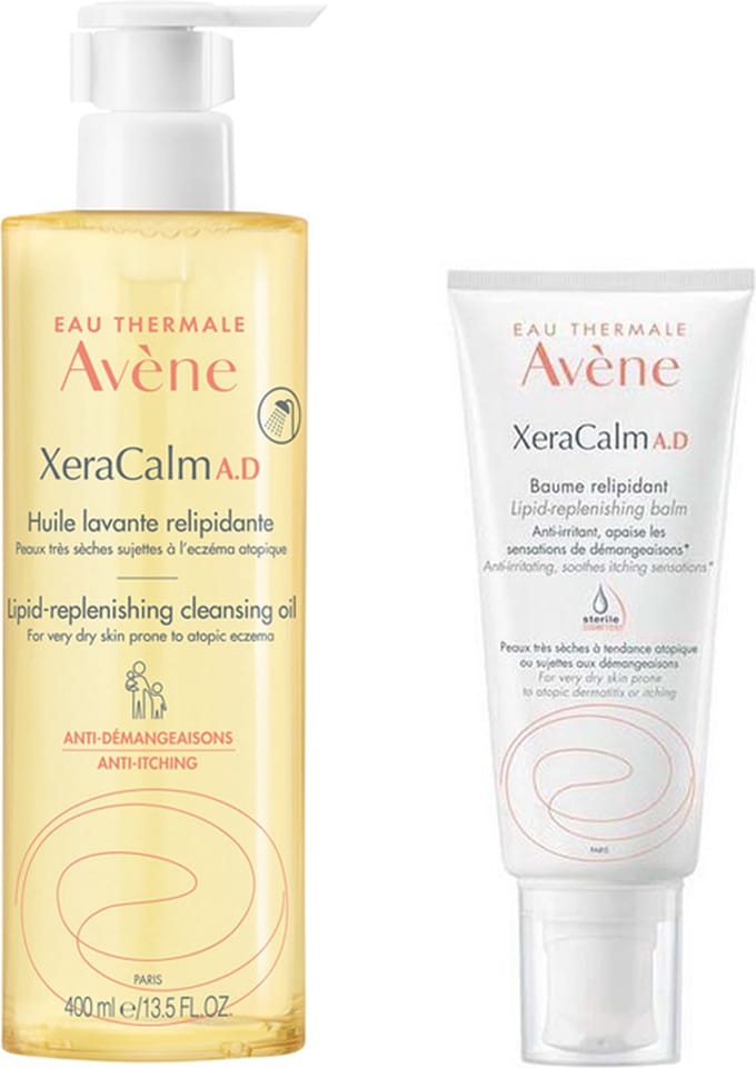 Avène XeraCalm A.D. Olie + Balsem 200ml - Bundel