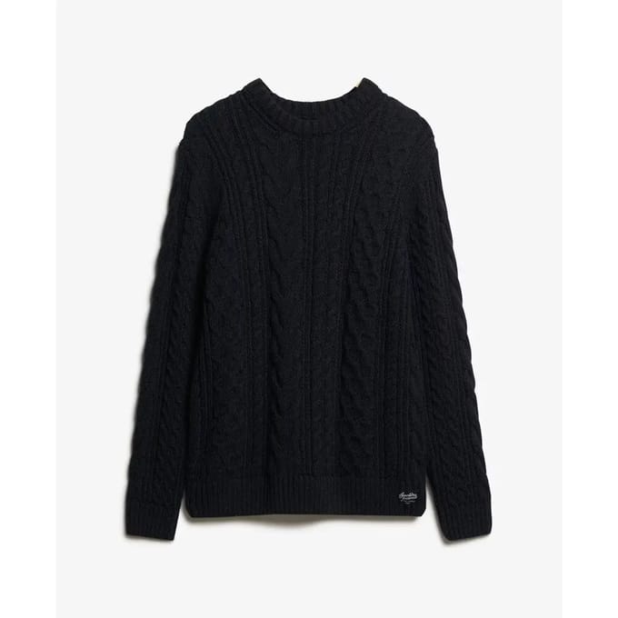 Superdry JACOB CABLE JUMPER Heren Trui - Maat L